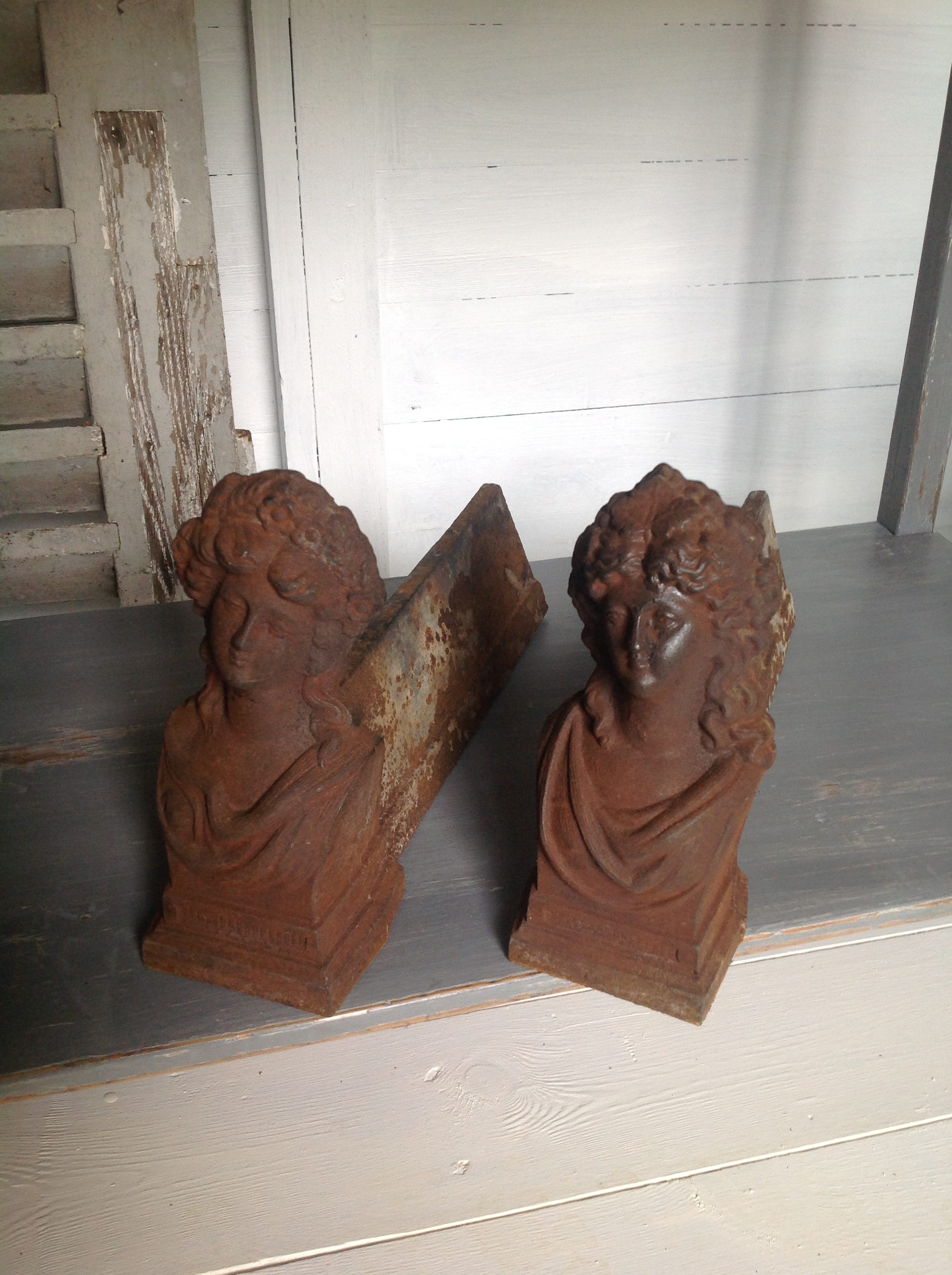 antique fire dogs andirons
